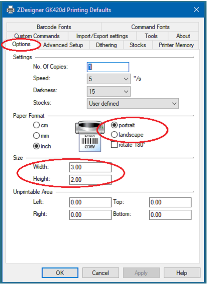 Configure Printer