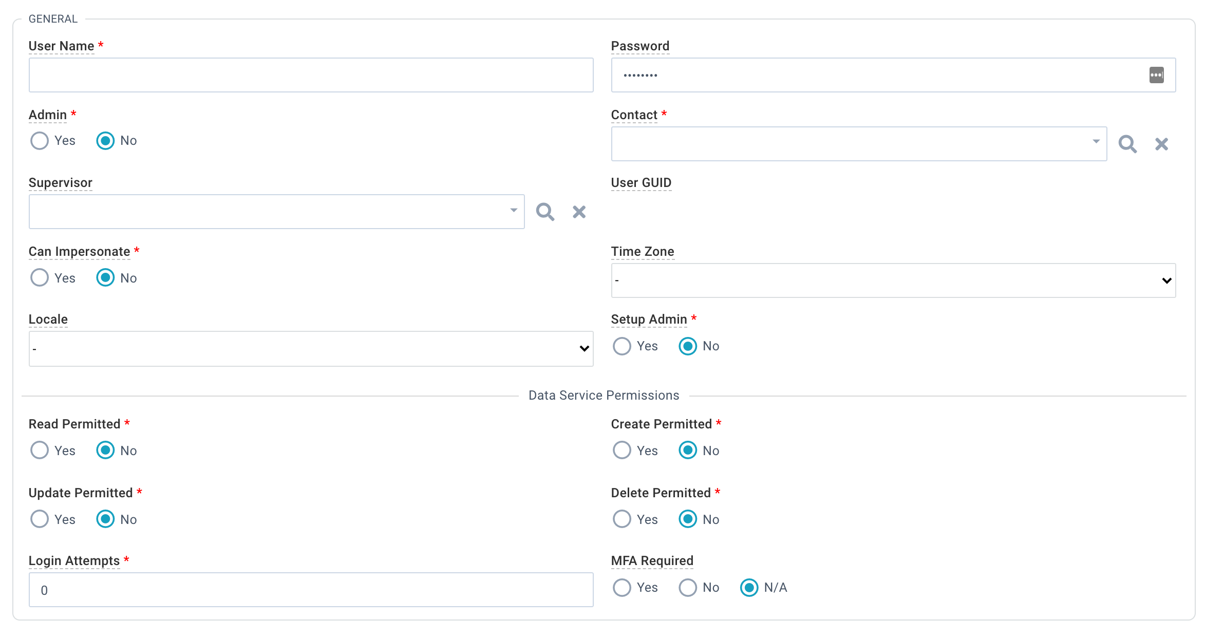 The User Record The User Record